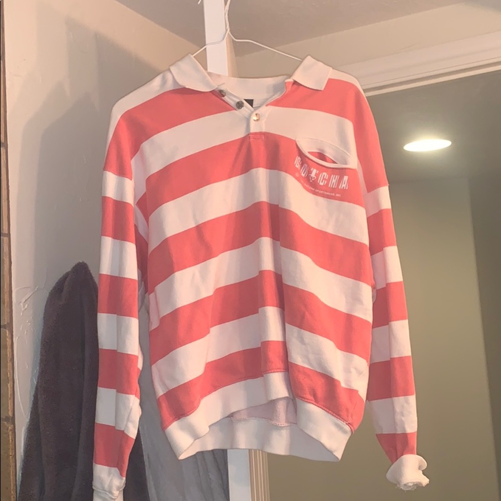Stripped pull over